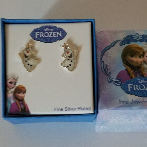 Disney Other - 3 for $12 Disney Girl's Frozen Silver Earrings